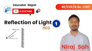 Class 11 Physics  BE  BSc CSIT  CEE  Entrance Exam MCQ Reflection of Light  Niraj Sah [upl. by Eriuqs]