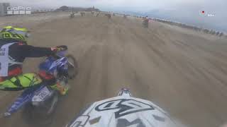 Beach cross Berck 2019  GoPro Romain Dumontier  Finale Or  de 100ème a 23ème [upl. by Sharyl]