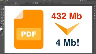 How to Reduce PDF File Size in Illustrator [upl. by Roban]