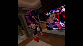 Fnf sonic exe vrchat rerun [upl. by Noelyn]