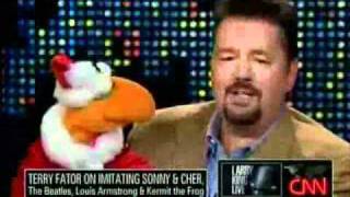 Terry Fator at Larry King Live over Christmas 2010 part 2  3 [upl. by Gun]