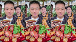 Rural Food Eating Show Spicy Hot Pot And Braised Pork Belly Rural Home Cooking [upl. by Hussar123]