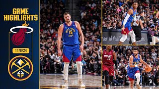 Nuggets Win Fourth Straight 📈  Denver Nuggets vs Miami Heat Full Game Highlights [upl. by Ciri]