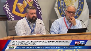 Washington County Planning Commission holds hearing to discuss new zoning ordinance [upl. by Dorehs]