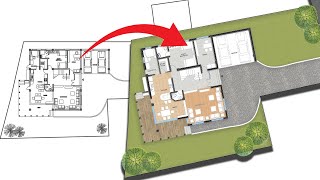 Photoshop Floorplan Rendering Techniques for Beginners [upl. by Id]