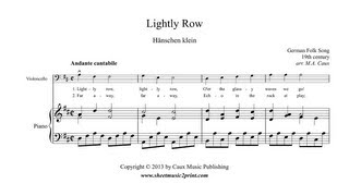 Lightly Row  Cello [upl. by Tobie]