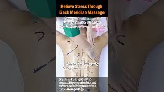 Relieve Stress Through Back Meridian Massage [upl. by Layman]