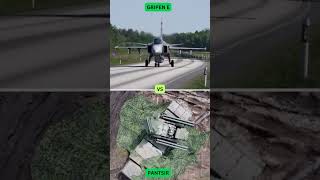 GRIPEN E VS PANTSIR AIR DEFENSE military armyairforcegripen [upl. by Ubana832]