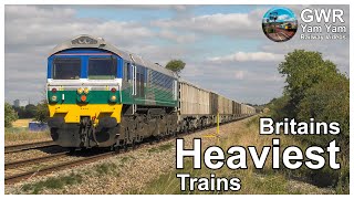 Britains Heaviest Freight Trains  Tribute to Class 59 amp 66 [upl. by Eitsyrhc]