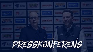 Presskonferens Leksands IF  MoDo Hockey [upl. by Belen]