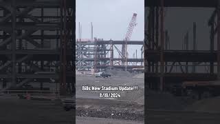 Bills Stadium Construction Update Bills Buffalo BuffaloBills NFL Football FYP ForYou [upl. by Mar]