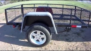 Build a DIY Utility Trailer for 300  Part 1 [upl. by Godard890]