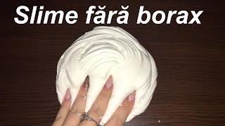 Cum să faci slime fără borax Rețetă nouă 1ingredient fără persilglicerina boraxata  Alisa Slime [upl. by Adyl]