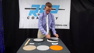 Whats included with a custom RCP Drum Company snare drum practice pad [upl. by Lybis]