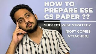 ESE GS PREPARATION STRATEGY  ESE Prelims 2022  AJAY D AIR 26 ESE 2020 [upl. by Anauj875]