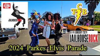 Parkes Elvis festival Parade full length 2024 Get your virtual frontrow seat Thank you very much [upl. by Nailliw520]