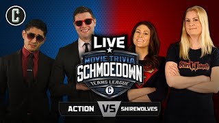 LIVE EVENT Team Action VS Shirewolves  Movie Trivia Schmoedown [upl. by Ardnasak]