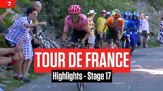 Tour de France 2024 Stage 17 Highlights [upl. by Imas]