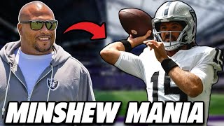 Raiders Vs Vikings Reaction Gardner Minshew SHINES [upl. by Airdnahs90]