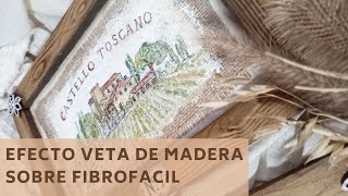 Uso de Veteadores Efecto madera sobre Fibrofacil  Carolina Garcia Palmieri [upl. by Sigismondo932]