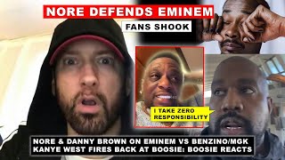 Fans SHOOK As Nore Defends Eminem w Danny Brown “Hell has Frozen Over” Ye CLAPS Back at Boosie [upl. by Eulalee698]