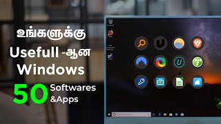 Top 50 Free Cool Softwares amp Apps For Windows 2022  Tamil [upl. by Eiger]