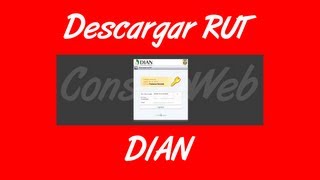 Como descargar el RUT por internet [upl. by Frierson620]