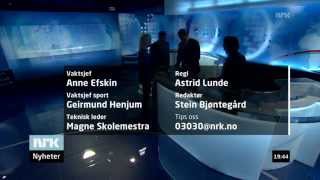 NRK Dagsrevyen IntroOutro Transparent 20072015 HD [upl. by Launcelot960]