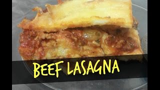 Delicious Homemade Lasagna at Home  Cara Buat Lasagna Sedap dan Enak [upl. by Alana]