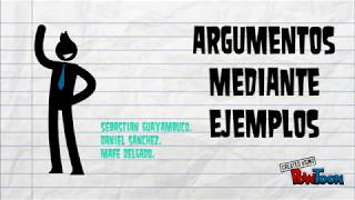 ARGUMENTOS MEDIANTE EJEMPLOS [upl. by Biegel]