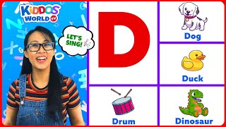 Fun Phonics Song with Miss V for Children  Alphabet Song  ABC Letter Sounds From A to Z [upl. by Driskill]