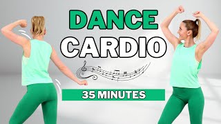 🔥35 Min DANCE CARDIO WORKOUT🔥DANCE CARDIO AEROBICS for WEIGHT LOSS🔥KNEE FRIENDLY🔥NO JUMPING🔥 [upl. by Parker]