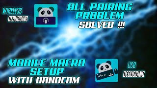 PANDA MOUSEPRO 🐼AND PANDA TOUCHPRO👽 PAIRING PROBLEM SOLVED✅  MOBILE MACRO ⚙️DETAIL HANDCAM🪬 [upl. by Attenyw266]