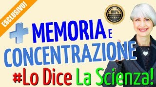 Ecco la DIETA MIGLIORE per CERVELLO MEMORIA CONCENTRAZIONE PERFORMANCE [upl. by Foushee]