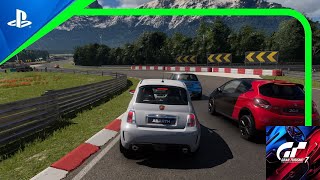 Gran Turismo 7  Career  European Sunday Cup 400  Sardegna  Road Track  B  Abarth 500 [upl. by Kreindler]