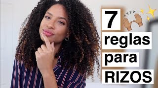 7 REGLAS PARA RIZOS que toda rizada debe saber  cabello rizado natural  FRIZZYDESI [upl. by Mayyahk]