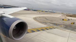 Delta Boeing 767400ER Takeoff DTW  Delta One Seat 7A [upl. by Yeclehc666]