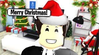 Decorating My Apartment For CHRISTMAS  Roblox Bloxburg Roleplay [upl. by Kcirdled526]