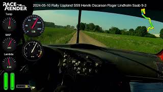 Rally Uppland 2024 SS9 Henrik Oscarson [upl. by Arerrac]