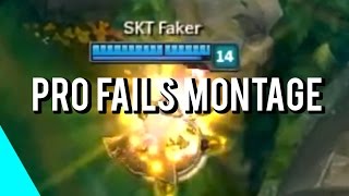 Pro Players Fails Montage  League of Legends [upl. by Nilok574]