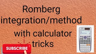 Romberg integrationRomberg method [upl. by Eremahs]