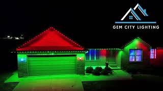 Gemstone lights permanent holiday lighting from Gem City Lighting in Quincy IL [upl. by Nananne413]