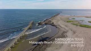 Matagorda Texas  Colorado Rivermouth [upl. by Roumell]