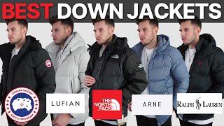 Which Brand Makes The BEST Down Jacket Canada Goose North Face Ralph Lauren amp More [upl. by Lalo543]