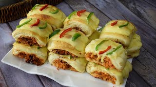 Chicken Bread Recipe Without Oven  Better Than Bakery Chicken Cheese Bread by lively cooking [upl. by Harwilll]