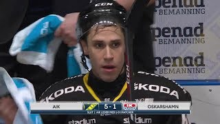 Highlights HockeyAllsvenska finalen 1 AIK  Oskarshamn  Hovet [upl. by Anileme]