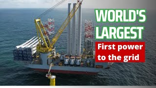 World largest offshore wind farm is finally sending power to the UK grid [upl. by Shirley583]