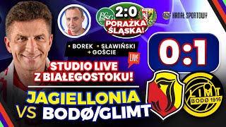 JAGIELLONIA  BODOGLIMT 01  BOREK I SŁAWIŃSKI Z BIAŁEGOSTOKU  ANALIZA  WYWIADY PO MECZU [upl. by Moreno]