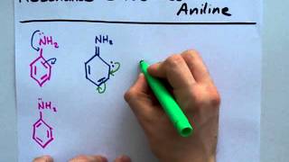 Resonance Structures of Aniline [upl. by Usanis]