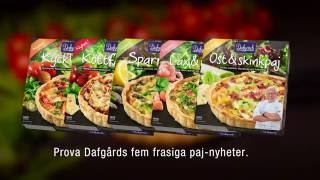 Fem frasiga pajnyheter från Dafgårds [upl. by Ailehpo]